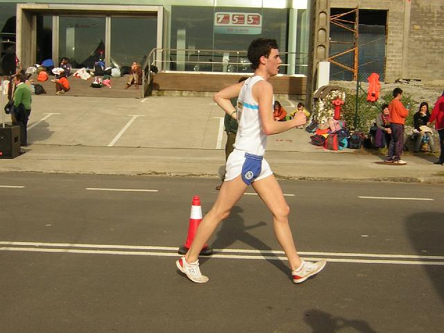 David Veiga.- 1º 10 km.